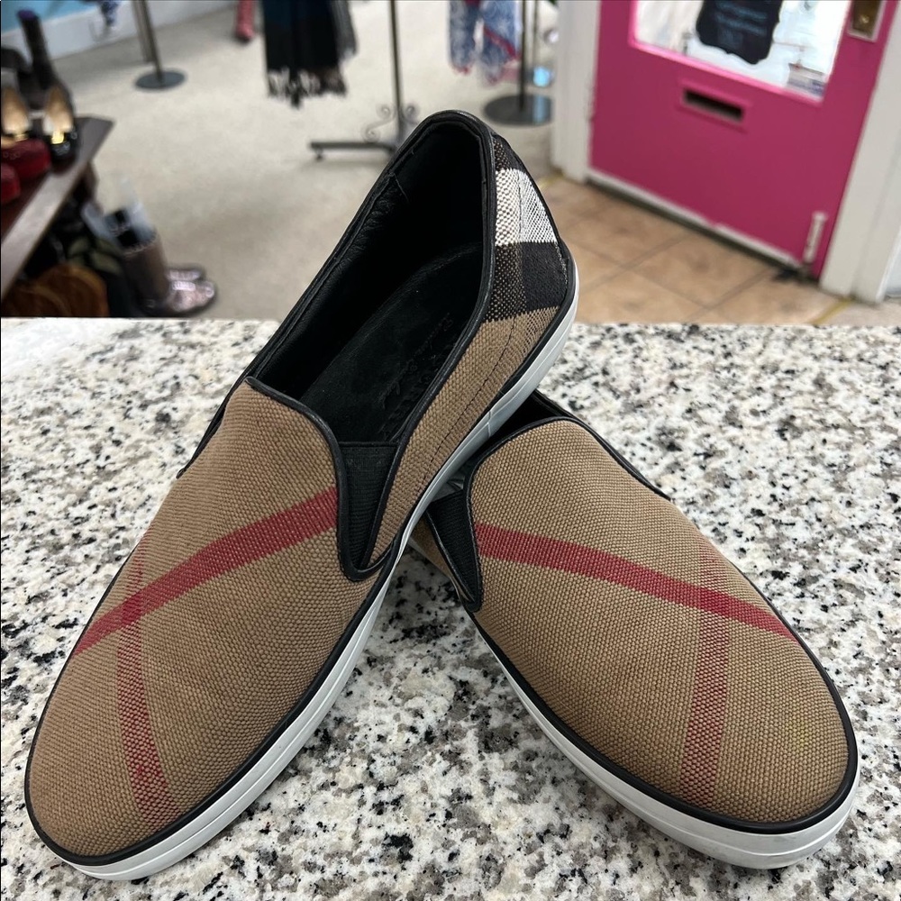 Burberry Check Deck shoes